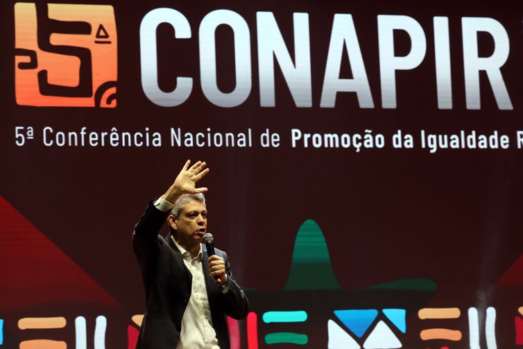 Brasília (DF), 19/09/2025 - Ministro da Secretaria-Geral da Presidência de República, Márcio Macêdo, participa da 5ª Conferência Nacional de Promoção da Igualdade Racial (5ª Conapir), no Centro de Convenções Ulysses Guimarães. Foto: Antonio Cruz/Agência Brasil