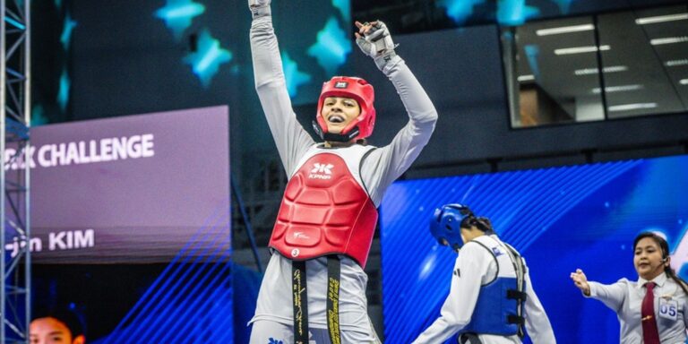 Maria Clara Pacheco é campeã mundial de taekwondo na China