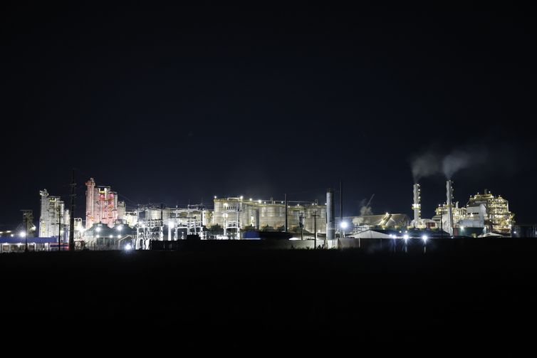 Balsas (MA), 08/10/2025 – A biorefinaria da Inpasa, especializada na produção de etanol e óleos vegetais a partir do milho. Foto: Fernando Frazão/Agência Brasil