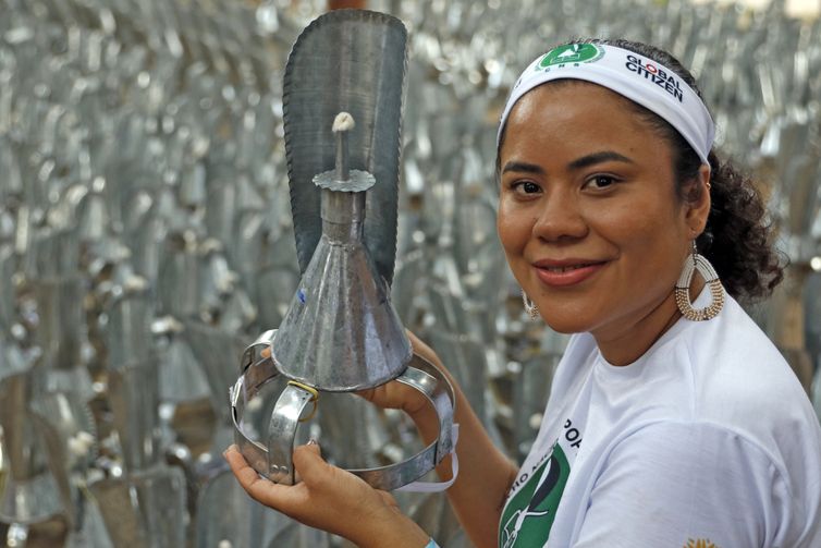 Belém (PA), 13/11/2025 - Letícia deMoraes, vice-presidente do CNS, participa da marcha 
