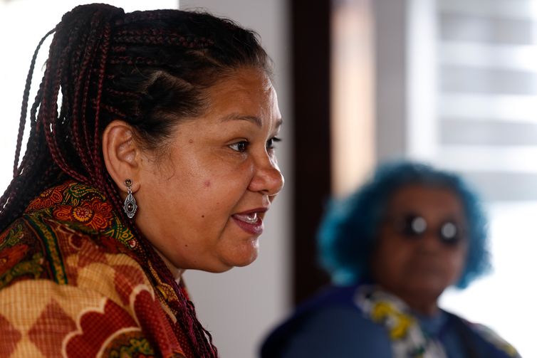 Belém (PA), 20/11/2025 - Maria Malcher, coordenadora de projetos do Cedenpa (Centro de Estudos e Defesa do Negro do Pará) e Nilma Bentes, ativista do movimento negro, no Cedenpa. Foto: Tânia Rêgo/Agência Brasil