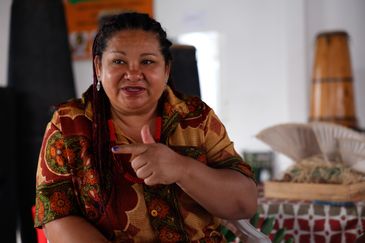Belém (PA), 20/11/2025 - Maria Malcher, coordenadora de projetos do Cedenpa (Centro de Estudos e Defesa do Negro do Pará), no Cedenpa. Foto: Tânia Rêgo/Agência Brasil