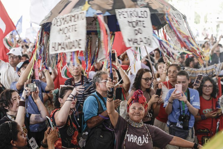 Belém (PA), 16/11/2025 - Encerramento da cúpula dos povos 
Foto: Tânia Rêgo/Agência Brasil