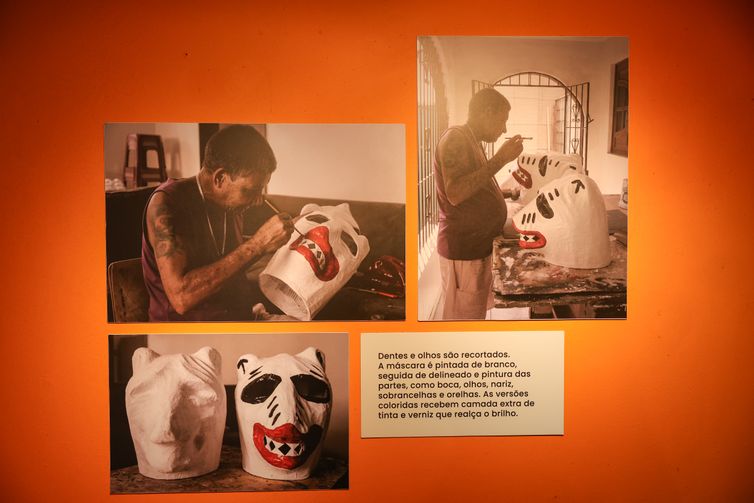 Rio de Janeiro (RJ), 11/12/2025 – ExposiçãoEntre máscaras e gigantes: Os Juliões do carnaval de Olinda no Centro Nacional de Folclore e Cultura Popular na zona sul do Rio de Janeiro. Foto: Tomaz Silva/Agência Brasil