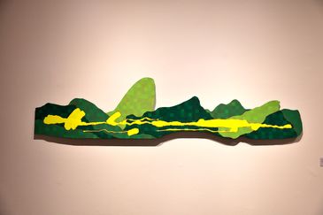 Rio de Janeiro (RJ), 09/10/2025 - Exposição “Geometria Visceral”, com um panorama da mais recente produção do artista paulistano Gilberto Salvador, no Paço Imperial, centro da cidade. Foto: Tânia Rêgo/Agência Brasil