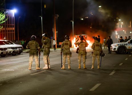 Demonstrations erupt in Brasilia