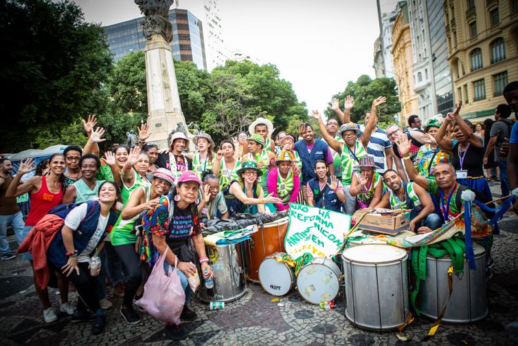 30/01/2026 - Blocos da saúde mental quebram preconceitos e reforçam inclusão. Bloco Zona Mental. Bloco Império Colonial.  Foto: Império Colonial/divulgação