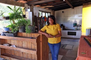 Brasília (DF), 26/03/2026 - Ana Clity Vieira, moradora do Quilombola Antinha de Baixo no Santo Antônio do Descoberto. Foto: Valter Campanato/Agência Brasil