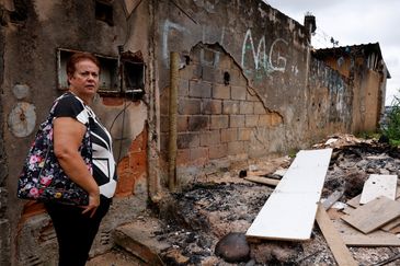 Juiz de Fora (MG), 19/03/2026 - Maria da Conceição Couto Almeida, moradora do Parque Jardim Burnier, um dos bairros mais atingidos pela chuva. Um mês depois dos deslizamentos e alagamentos que causaram a morte de mais de 70 pessoas em Juiz de Fora, além de deixar milhares de pessoas desabrigadas. Foto: Tânia Rêgo/Agência Brasil