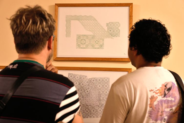 Rio de Janeiro (RJ), 25/03/2026 - Solenidade de abertura da exposição de arte e caligrafia, Horizontes em Diálogo, no Theatro Municipal do Rio de Janeiro (TMRJ), abre o calendário de 2026 no contexto do Ano Cultural China-Brasil. Foto: Tânia Rêgo/Agência Brasil