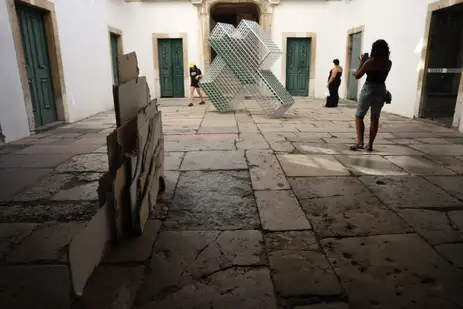 Rio de Janeiro (RJ), 28/03/2026 – Abertura da exposição Constelações – 40 anos do Paço Imperial, no centro do Rio de Janeiro. Foto: Tomaz Silva/Agência Brasil