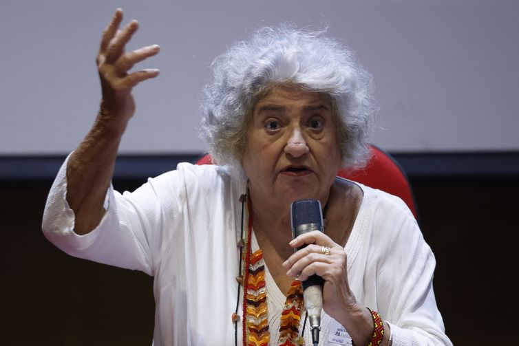 Rio de Janeiro (RJ), 31/03/2026 – Cecília Coimbra, fundadora do Grupo Tortura Nunca Mais, participa da Semana Ditadura, Arquivos e Memória no Arquivo Nacional. Foto: Fernando Frazão/Agência Brasil