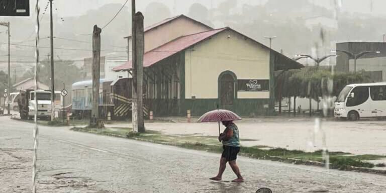 Inmet alerta para chuva intensa em cidades do Nordeste e do Norte